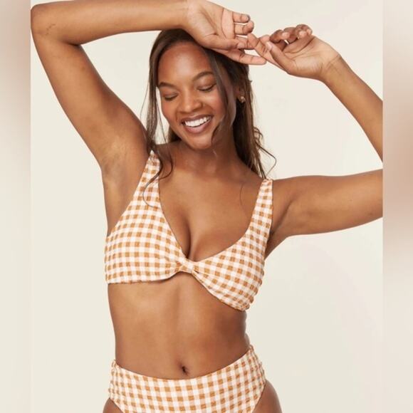 Andie The Amor Bikini top Sz L - Picture 1 of 8